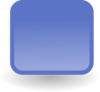 Simple Blue Square Clip Art